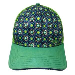 Prana Imagine Learn Love Snapback Trucker Hat Multi One Size Adjustable Printed